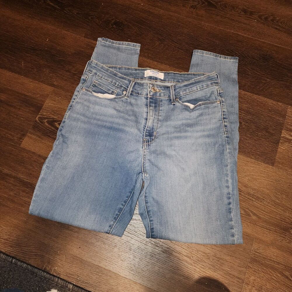 Levi's Denizen High Rise Medium Wash Skinny Jeans | 8M 29x30